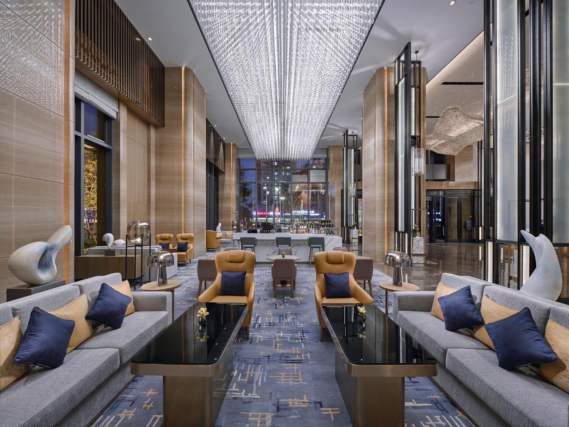 Hilton Beijing Tongzhou Hotell Exteriör bild