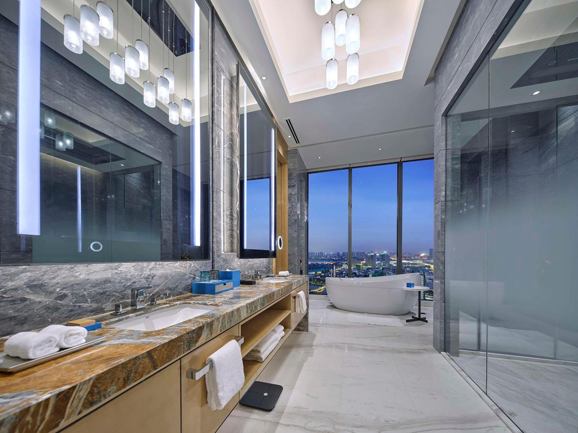 Hilton Beijing Tongzhou Hotell Exteriör bild