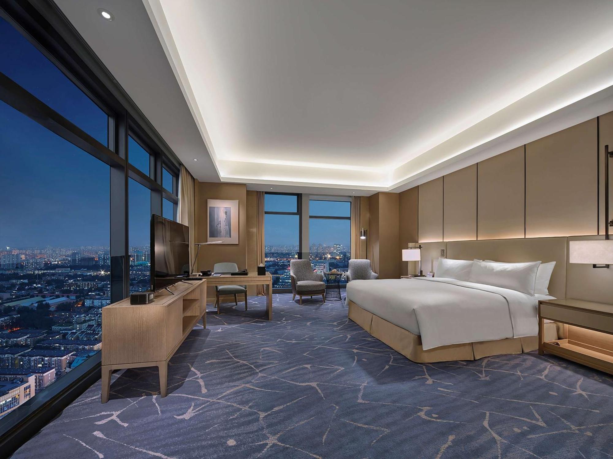 Hilton Beijing Tongzhou Hotell Exteriör bild