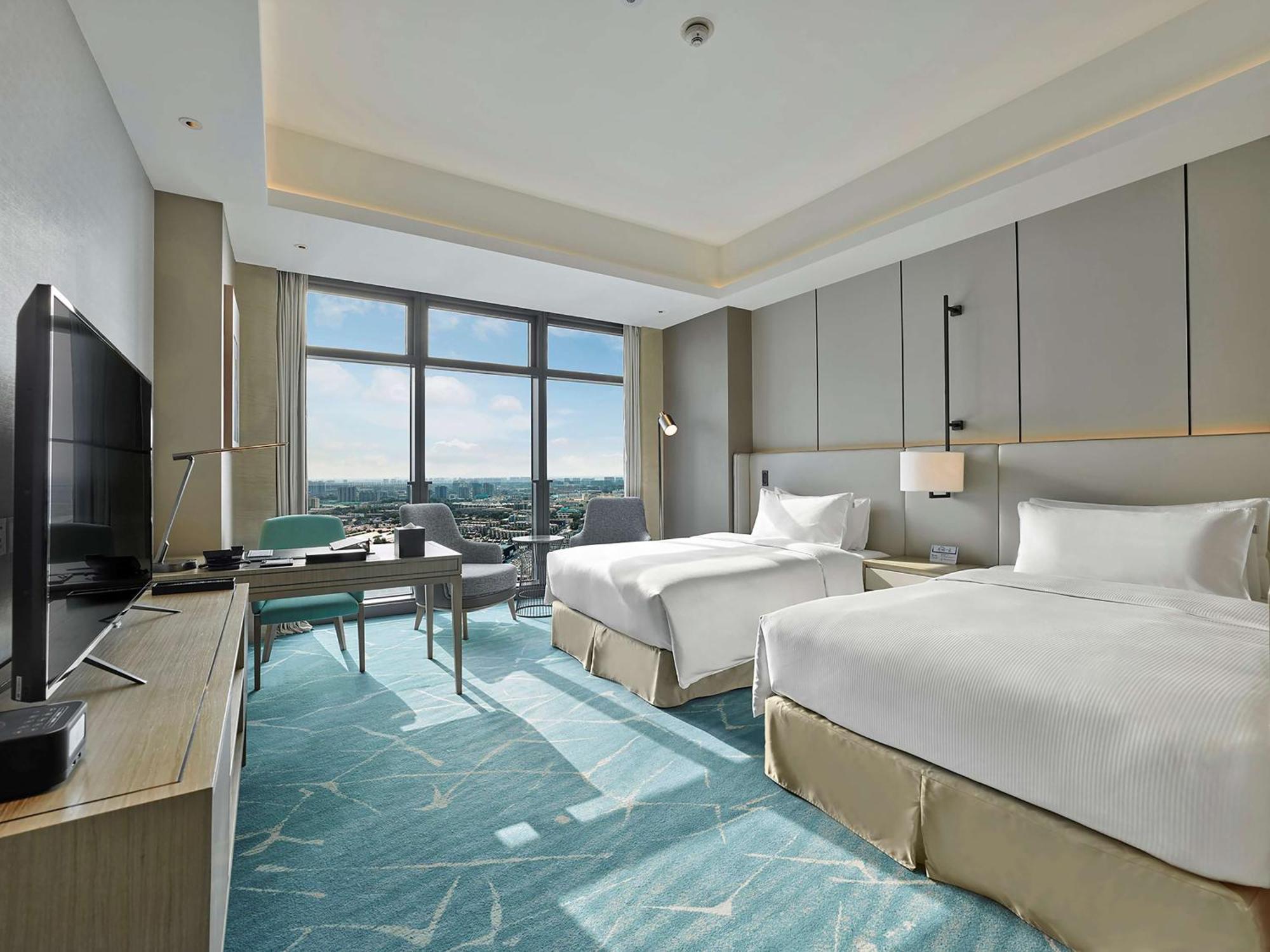 Hilton Beijing Tongzhou Hotell Exteriör bild