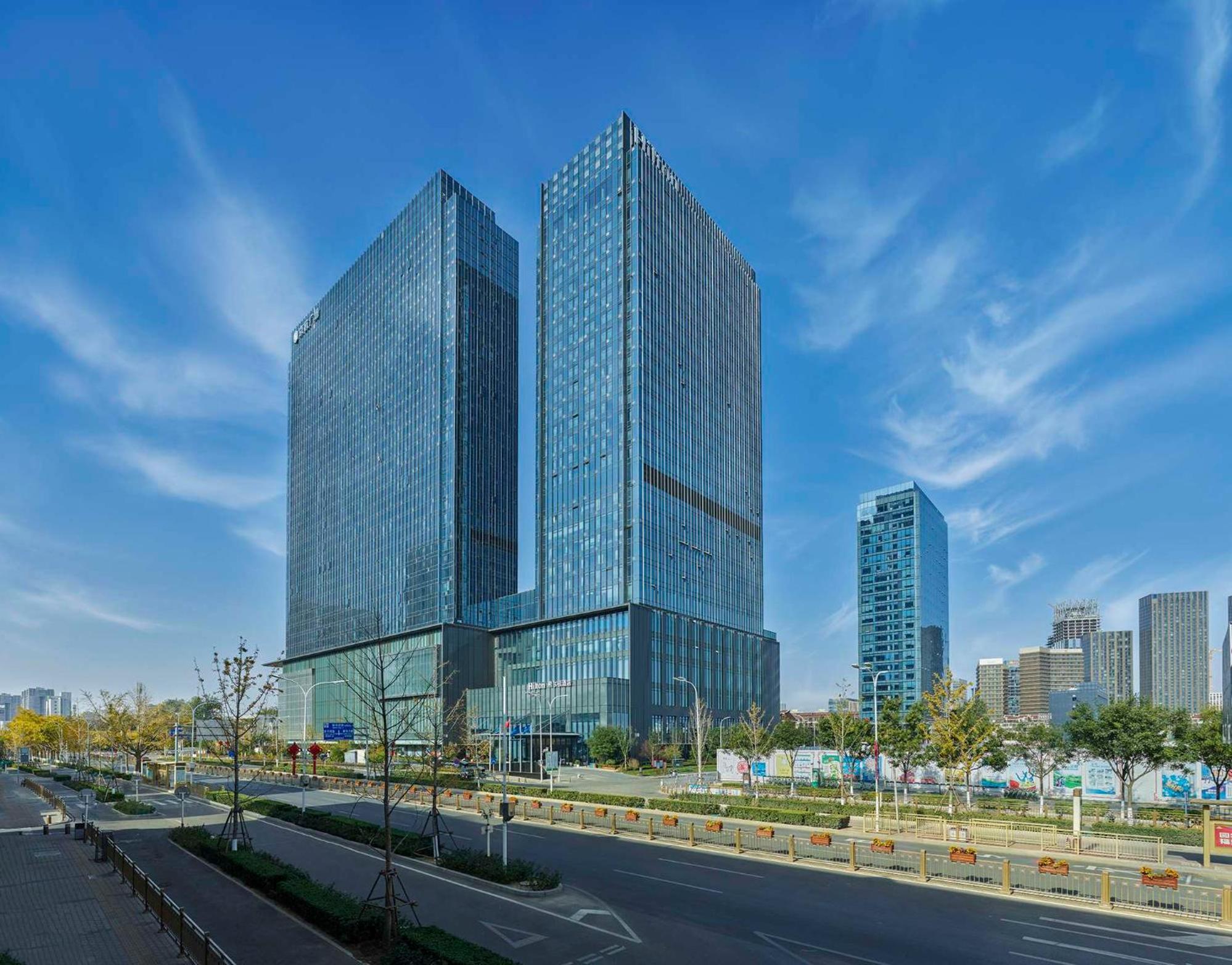 Hilton Beijing Tongzhou Hotell Exteriör bild