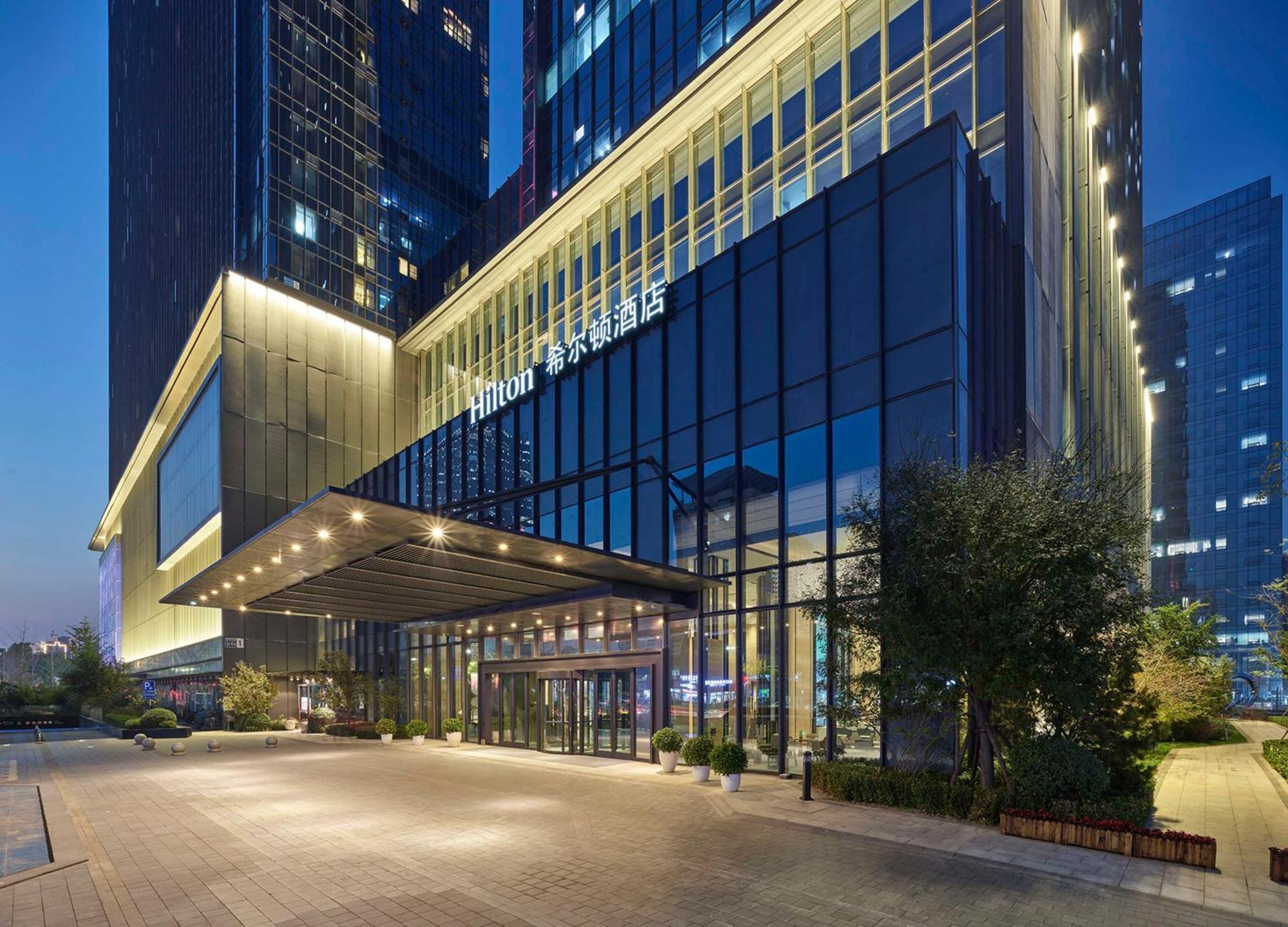 Hilton Beijing Tongzhou Hotell Exteriör bild