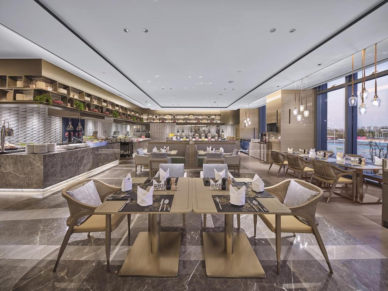 Hilton Beijing Tongzhou Hotell Exteriör bild